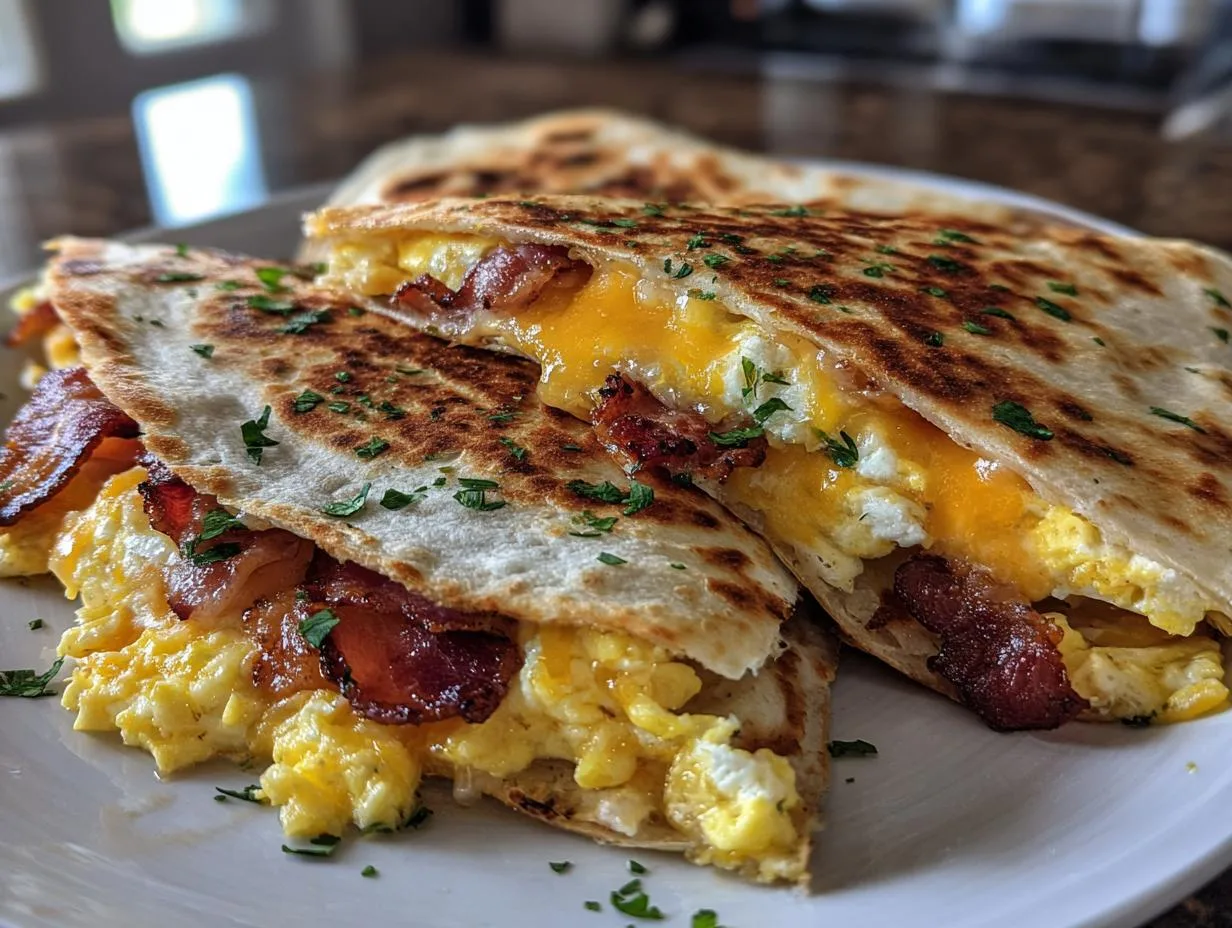 15-Minute Cheese Breakfast Quesadillas That Will Blow Your Mind