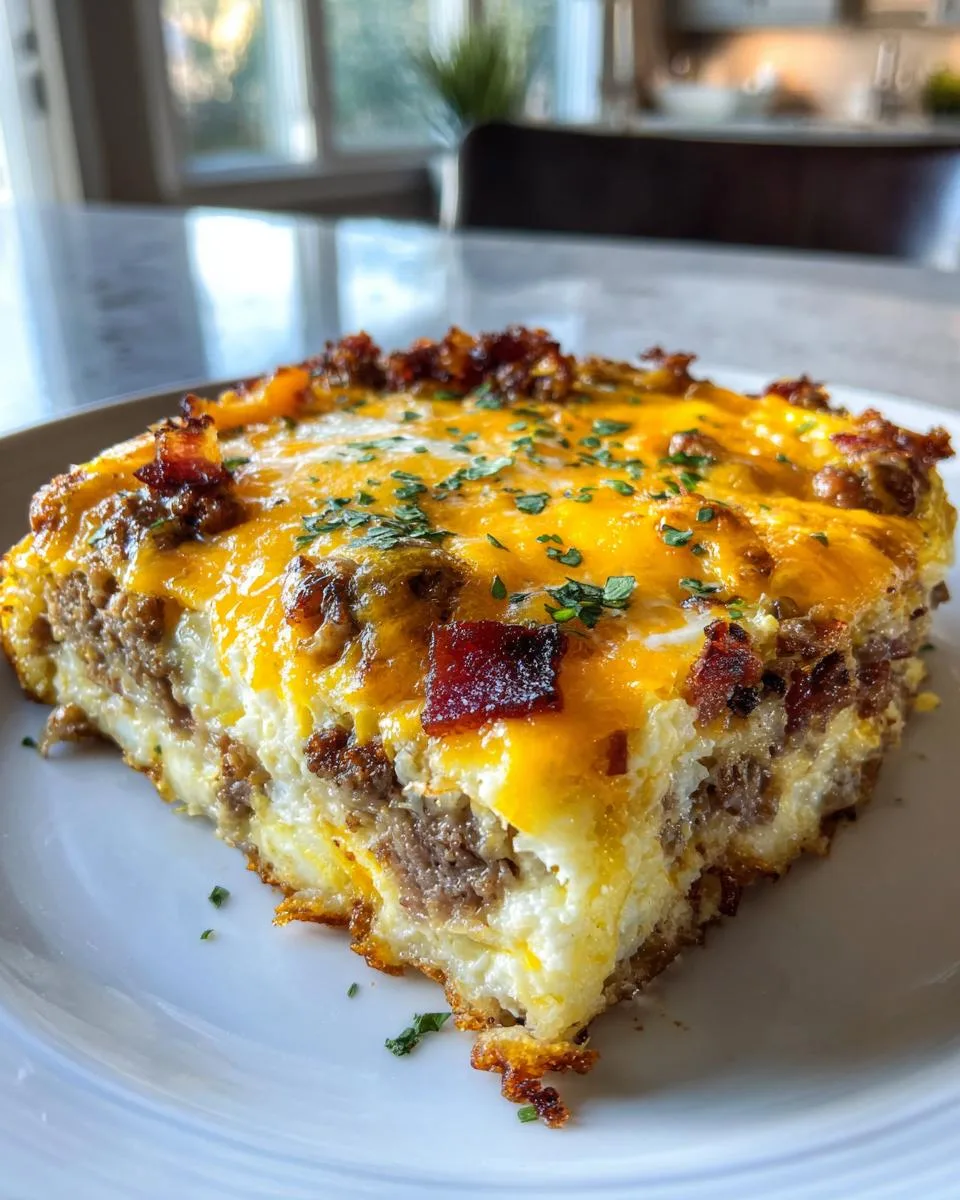 crack breakfast casserole - detail 2