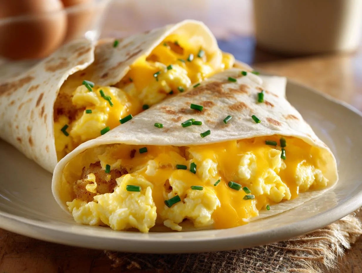 10-Minute Egg Cheese Breakfast Wraps Your Family Will Devour