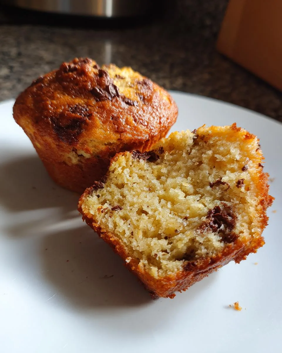 greek yogurt banana muffins - detail 3