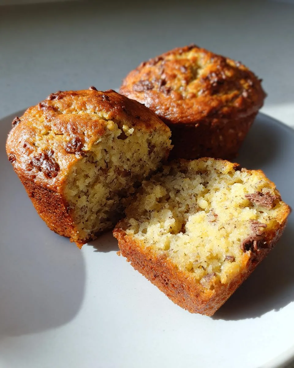 greek yogurt banana muffins - detail 4