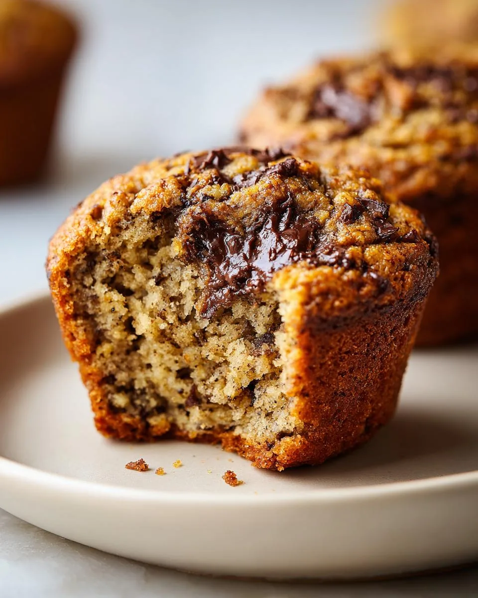 greek yogurt banana muffins - detail 5