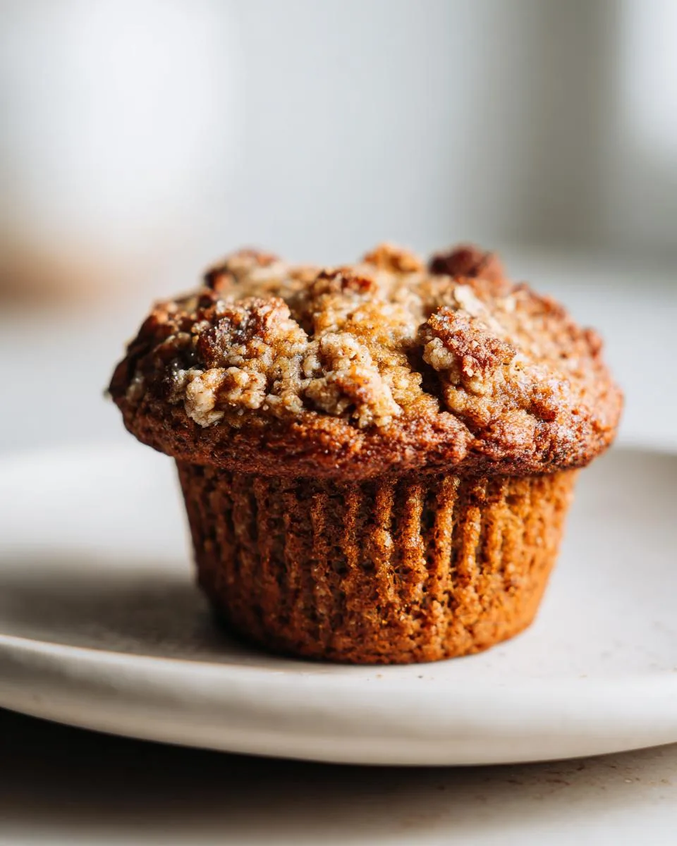 healthy banana oatmeal muffins - detail 4