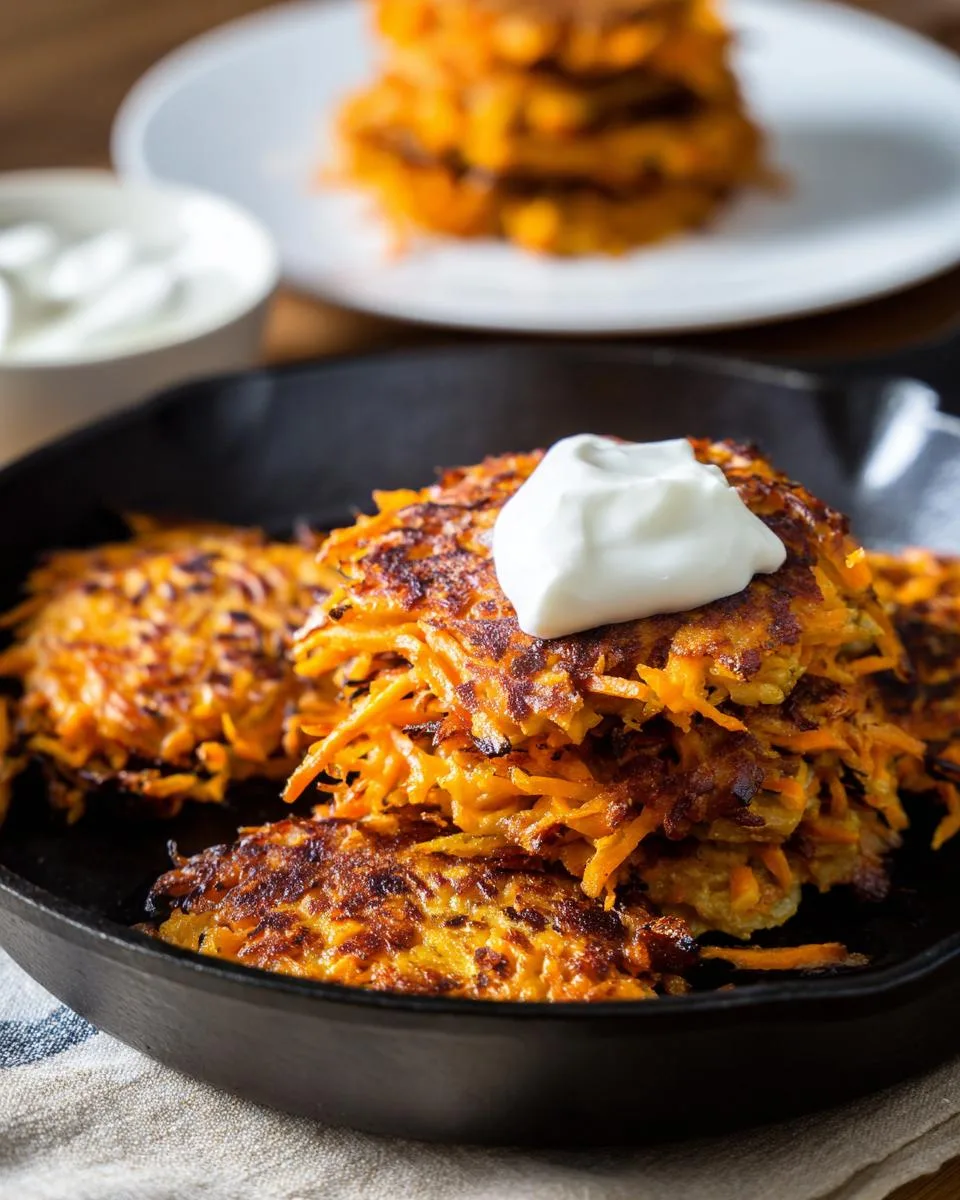 healthy sweet potato hash browns - detail 1