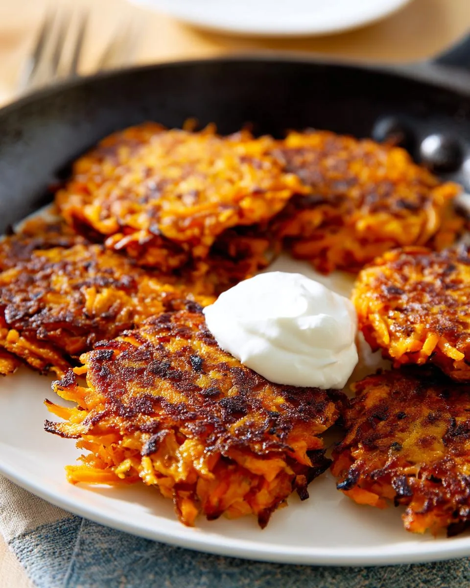 healthy sweet potato hash browns - detail 3