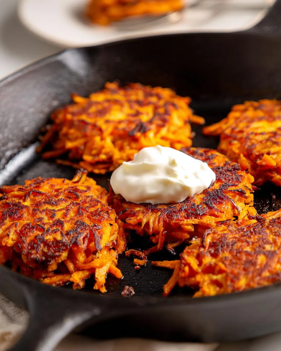 healthy sweet potato hash browns - detail 4