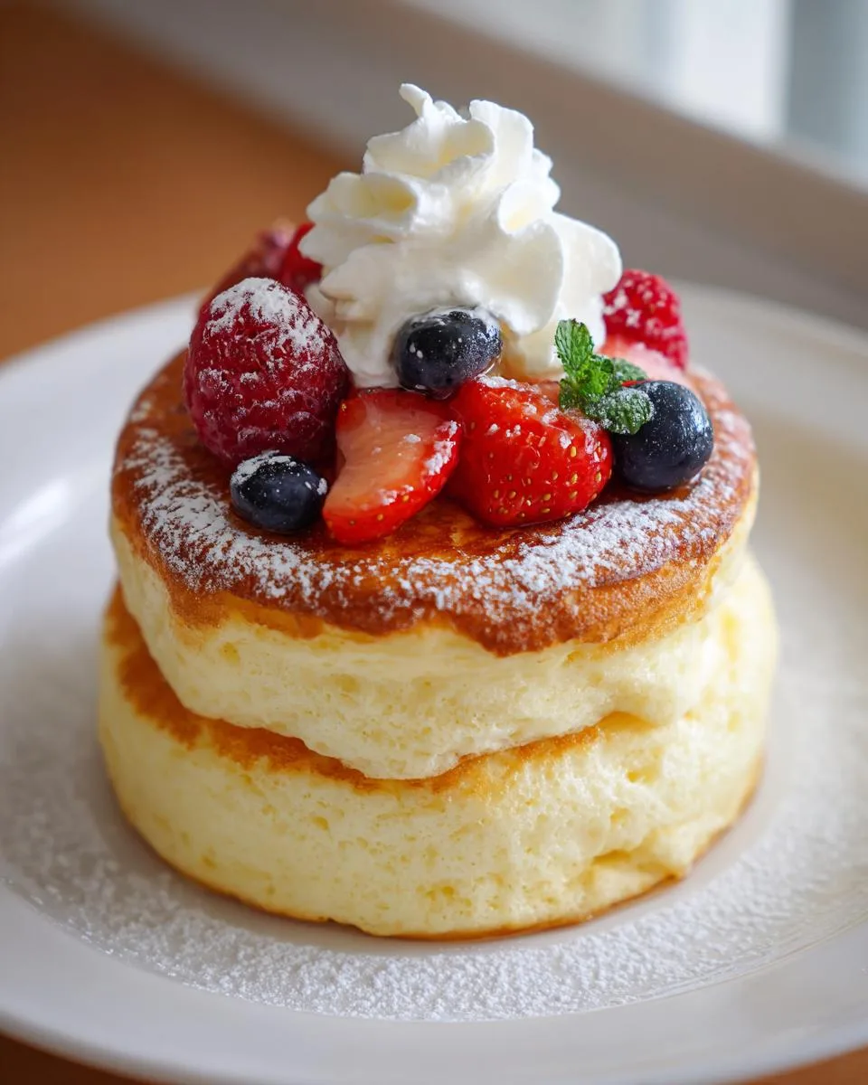 jiggly japanese pancakes - detail 4