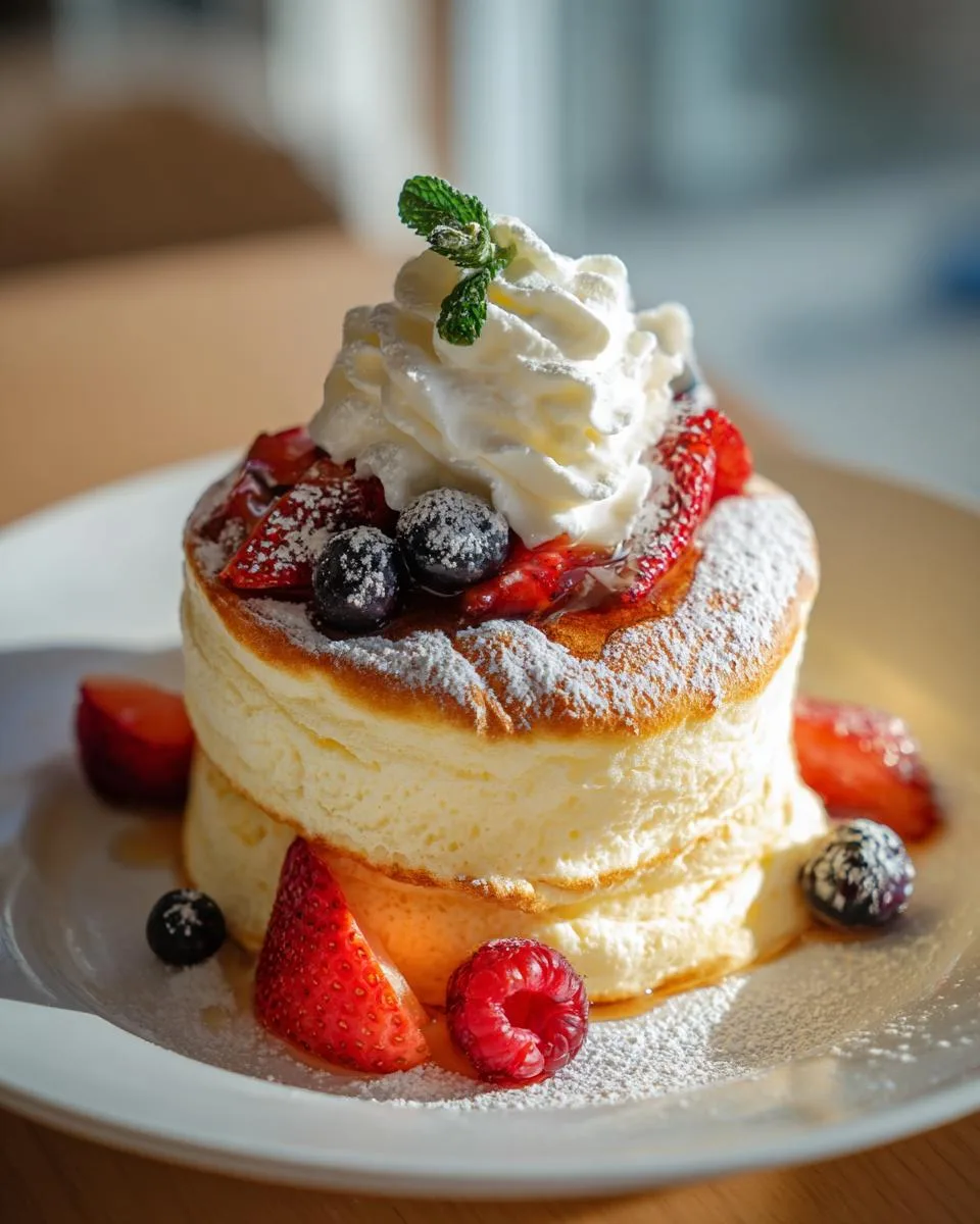 jiggly japanese pancakes - detail 5