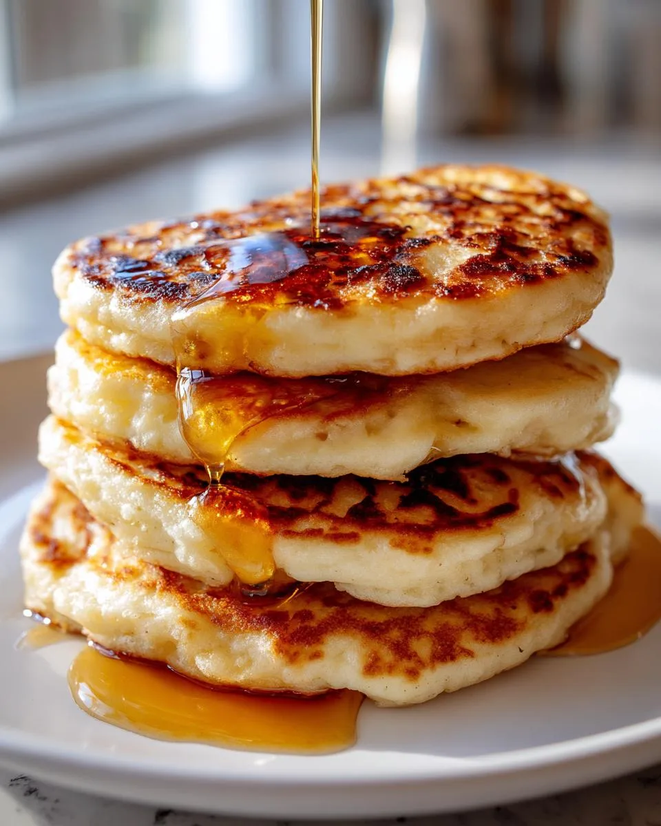 light airy greek yogurt pancakes - detail 2