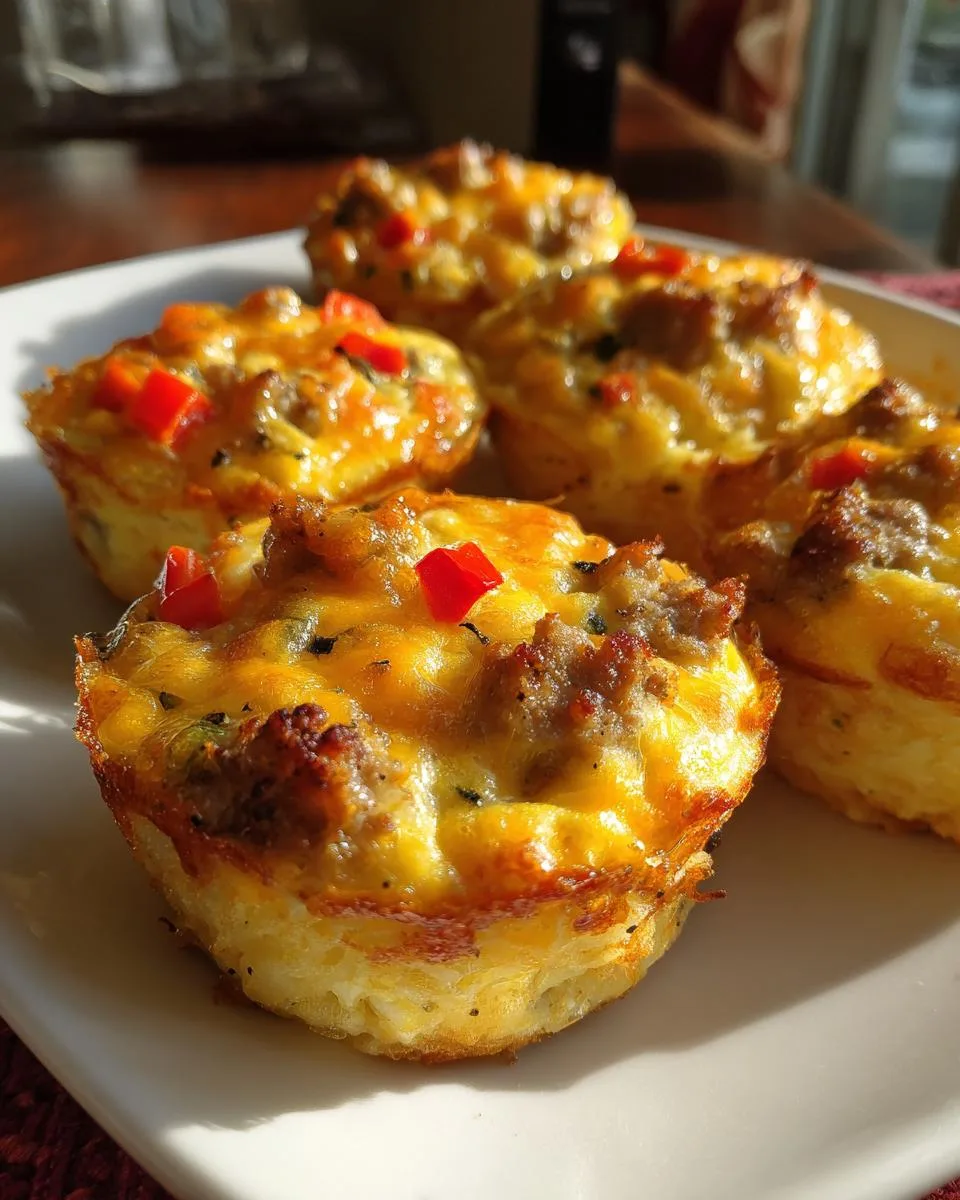 mini breakfast omelets - detail 3