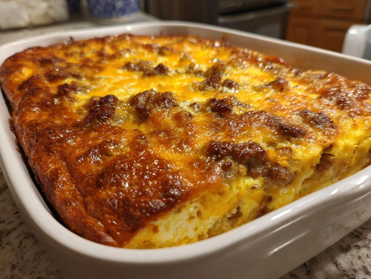Irresistible 6-Ingredient Sausage and Egg Casserole