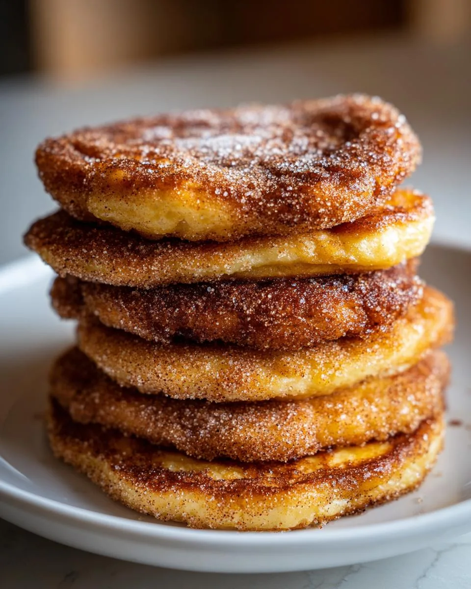 spanish churro pancakes - detail 2
