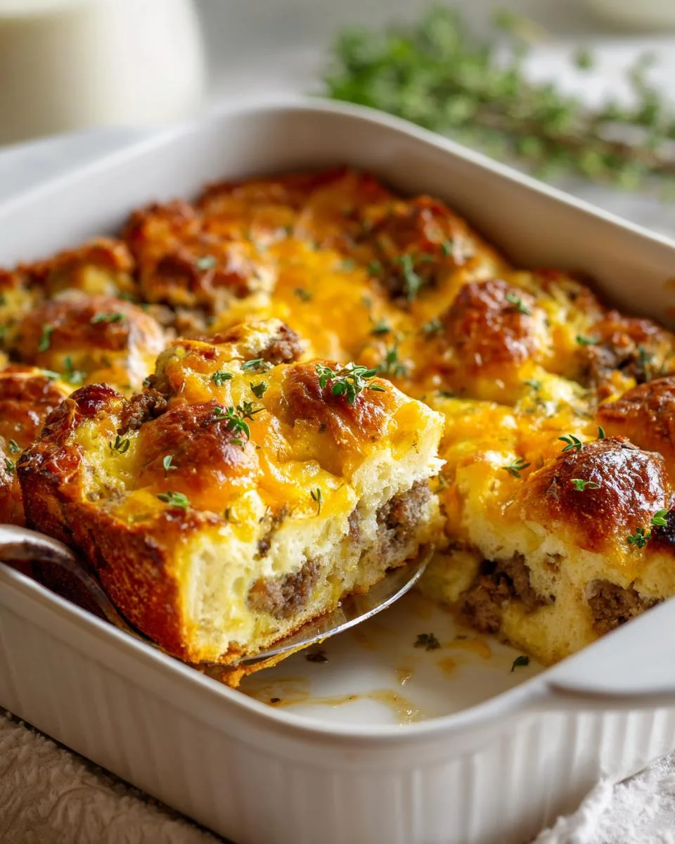 5 ingredient breakfast casserole - detail 3