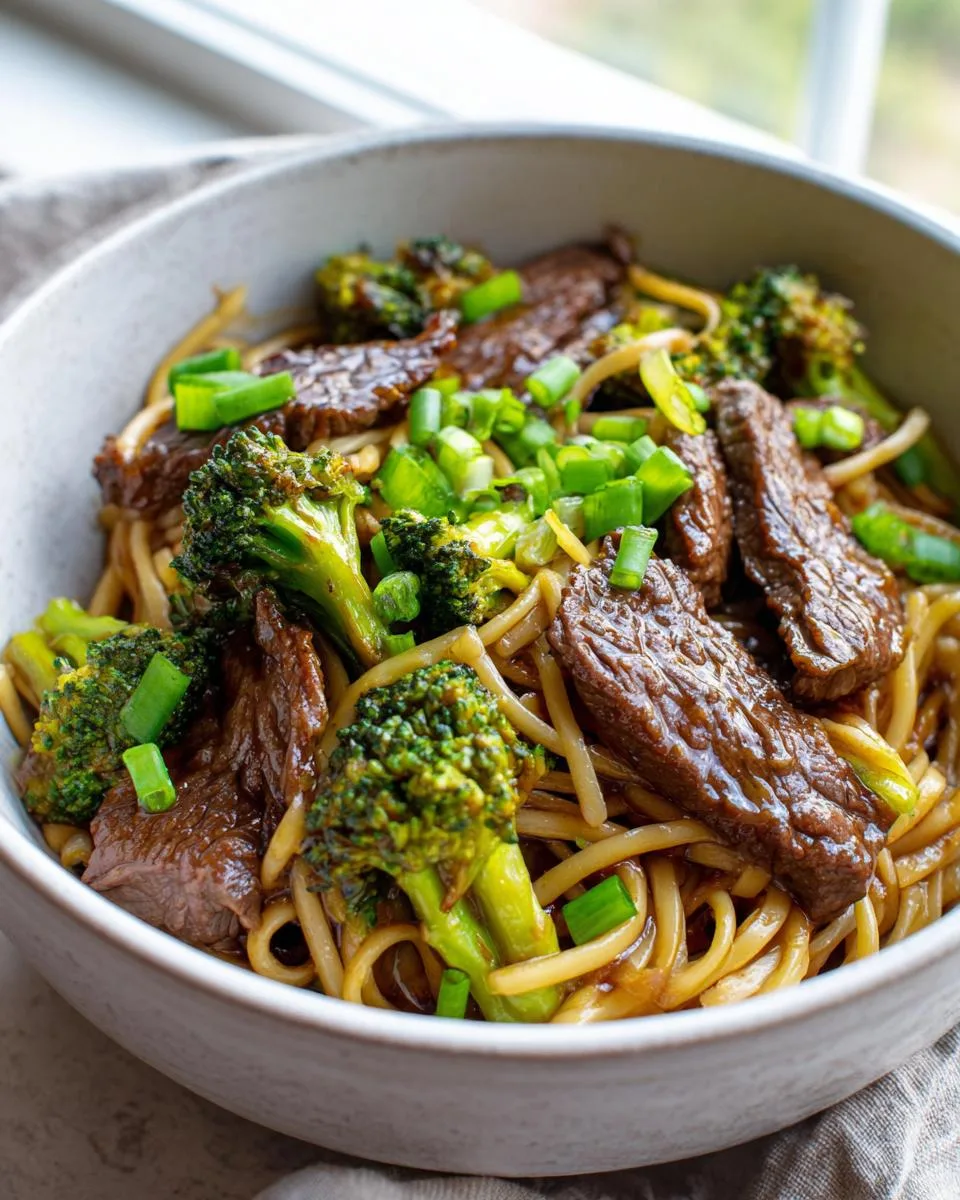Beef Broccoli Noodles - detail 1