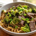 Beef Broccoli Noodles