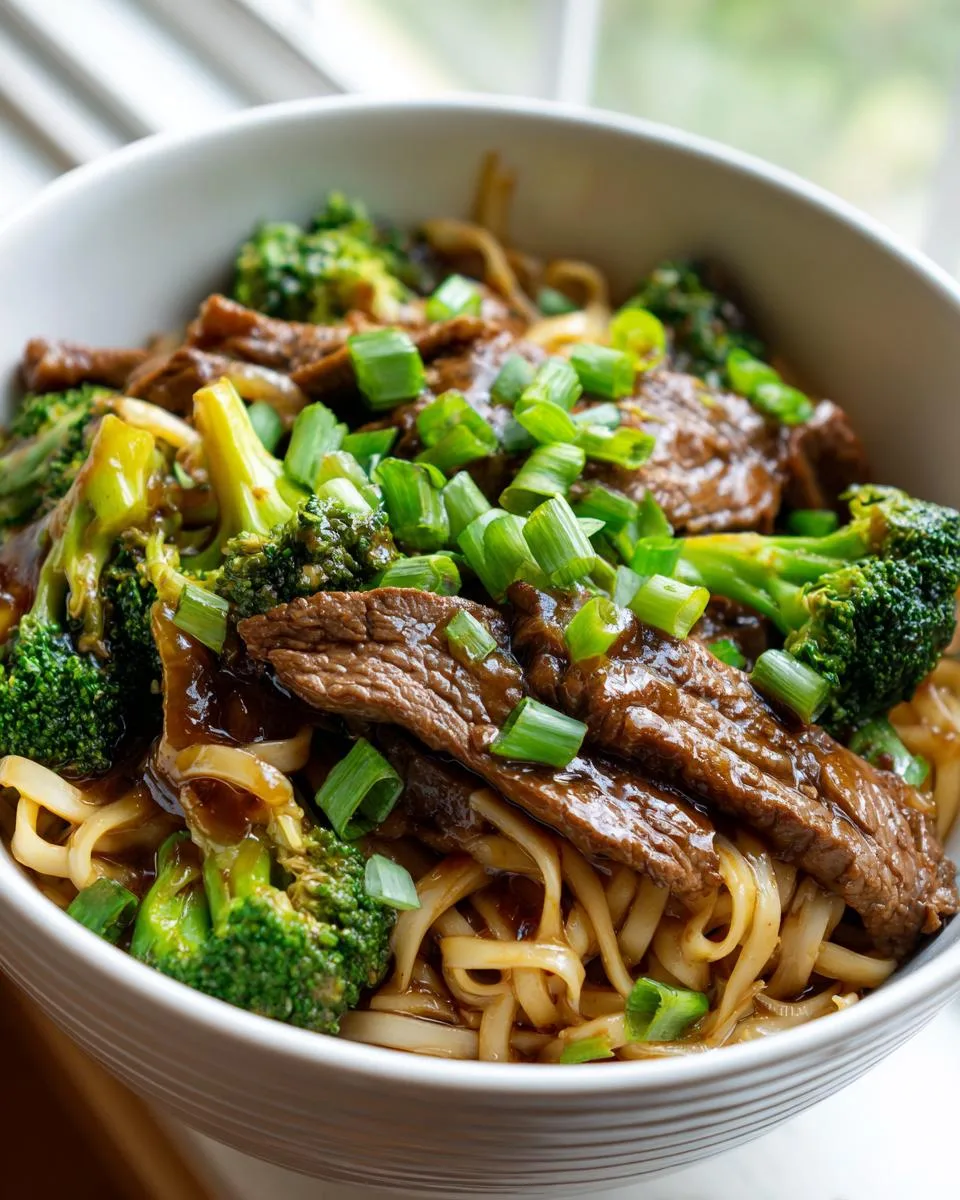 Beef Broccoli Noodles - detail 2