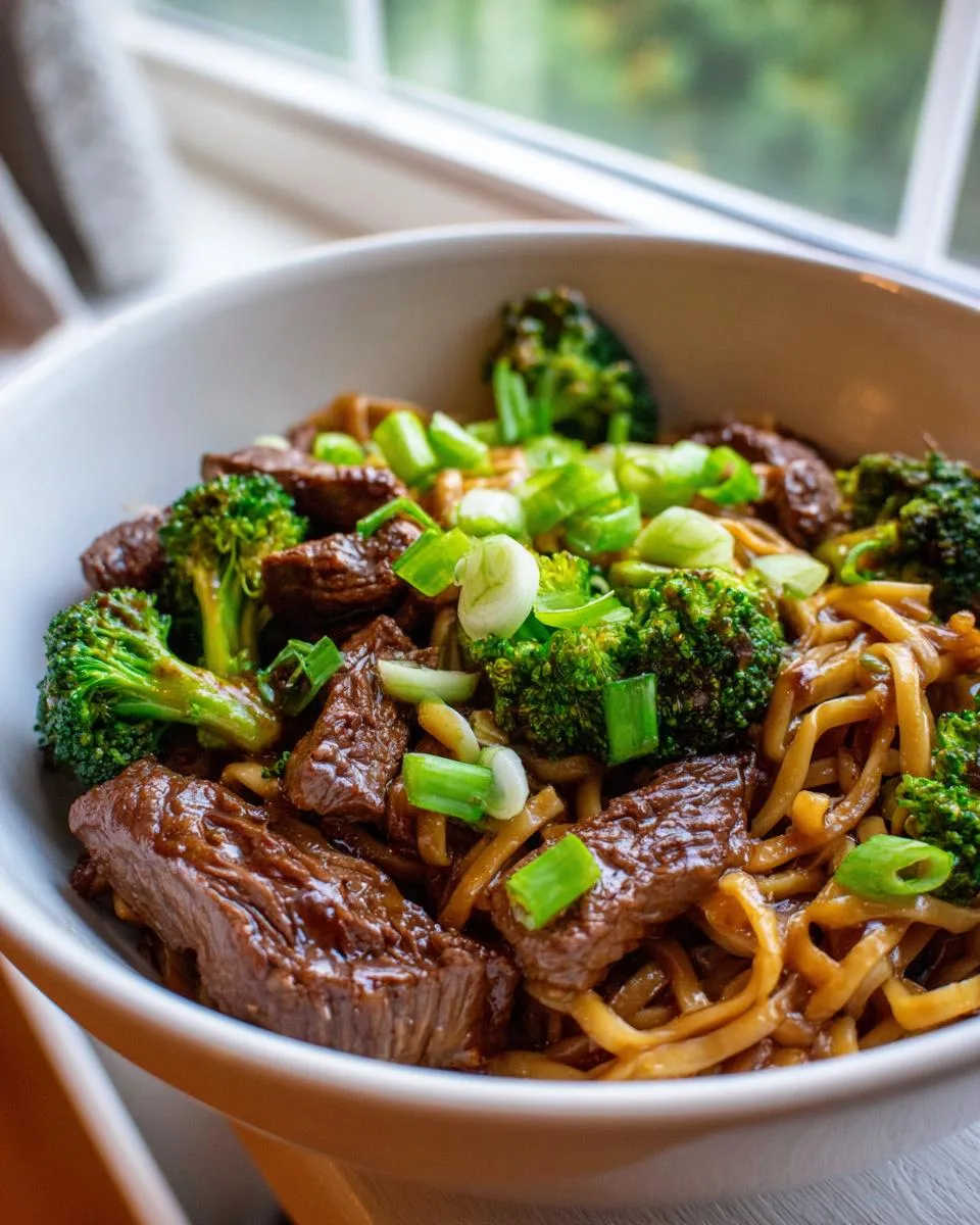 Beef Broccoli Noodles - detail 3