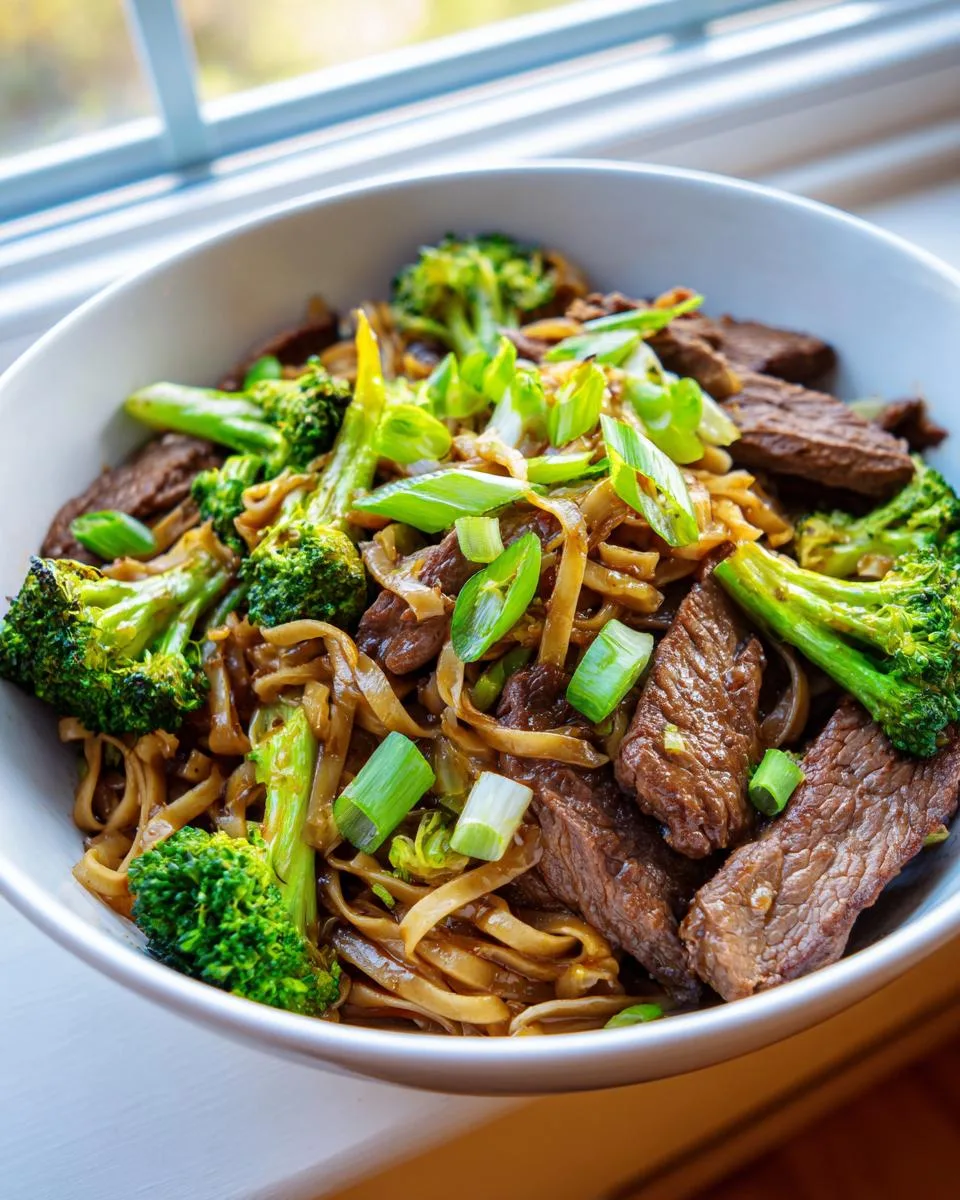 Beef Broccoli Noodles - detail 4