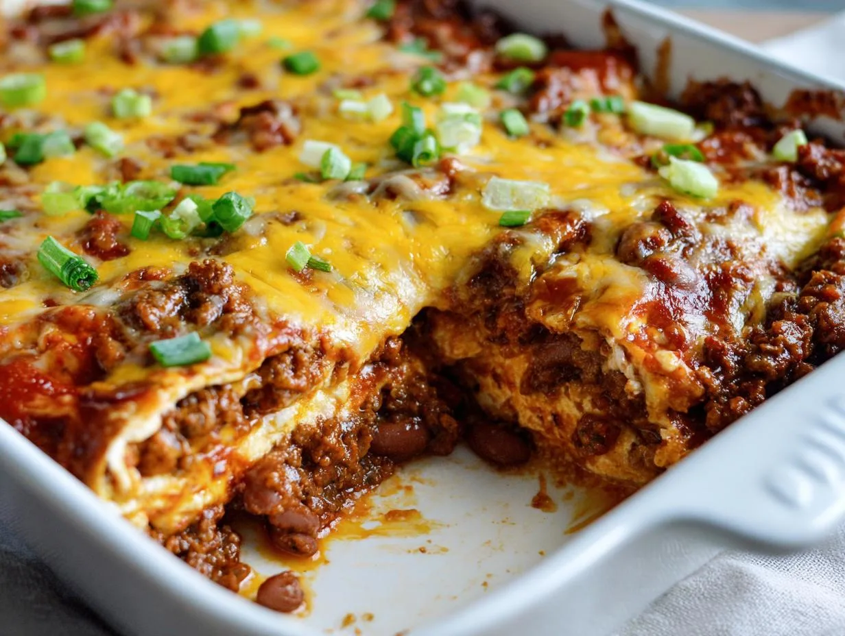 Juicy Beef Enchiladas With Red Sauce in Just 1 Hour