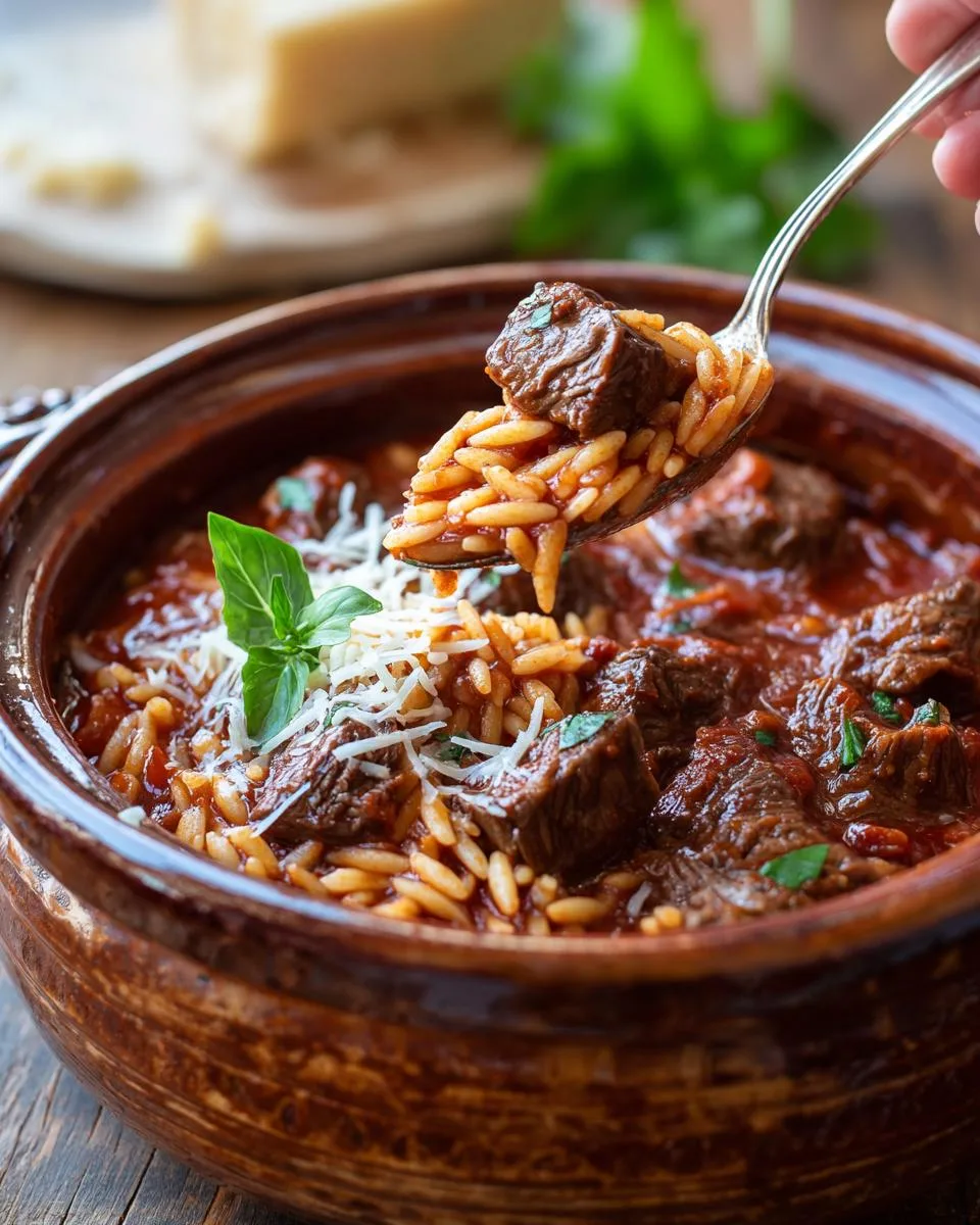 Beef Giouvetsi - detail 1