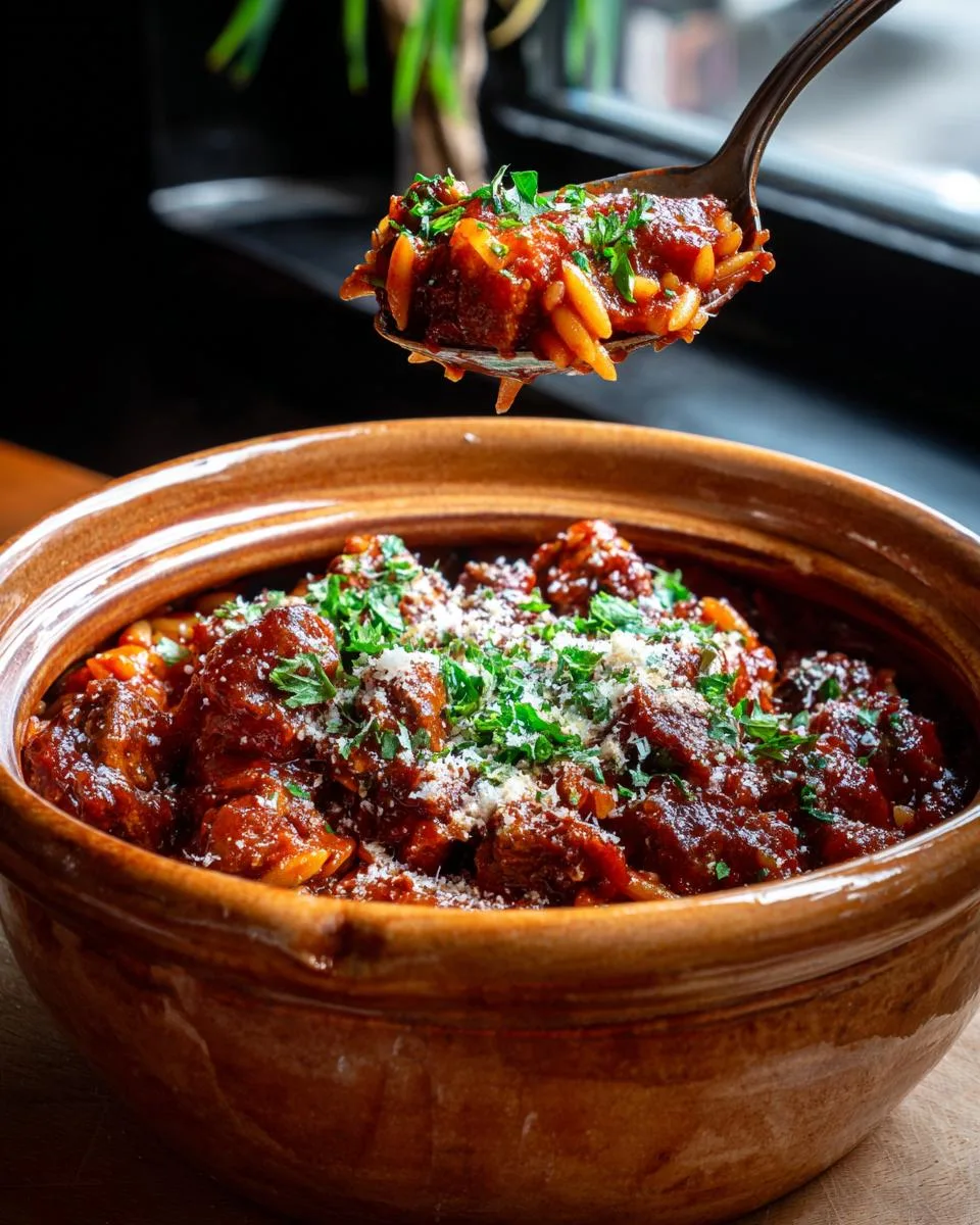Beef Giouvetsi - detail 2