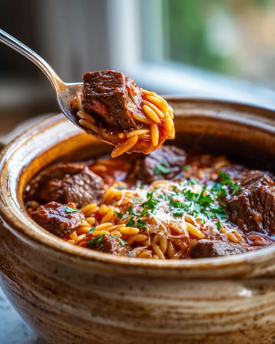 Beef Giouvetsi - detail 3