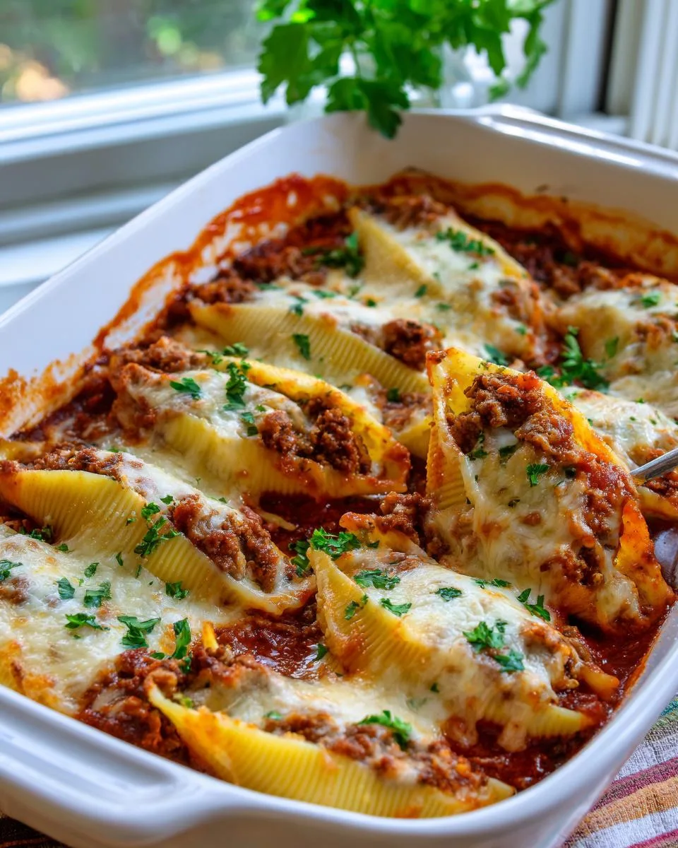 Beef Stuffed Shells - detail 2