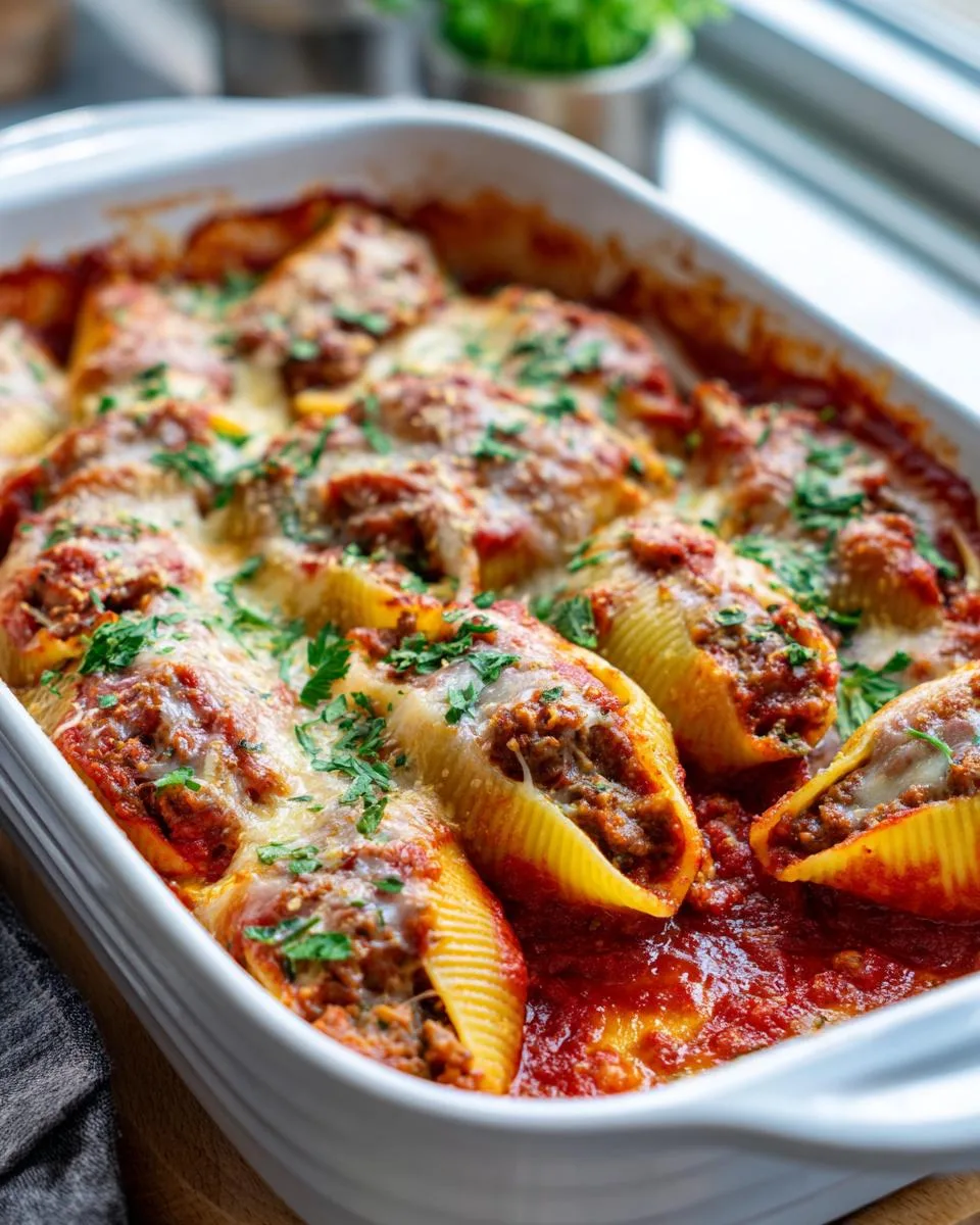 Beef Stuffed Shells - detail 3