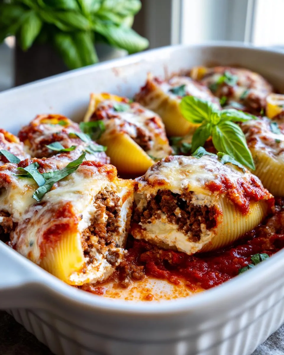 Beef Stuffed Shells Creamy Ricotta - detail 1