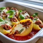 Beef Stuffed Shells Creamy Ricotta
