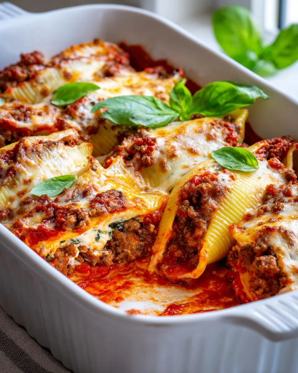 Beef Stuffed Shells Creamy Ricotta - detail 2