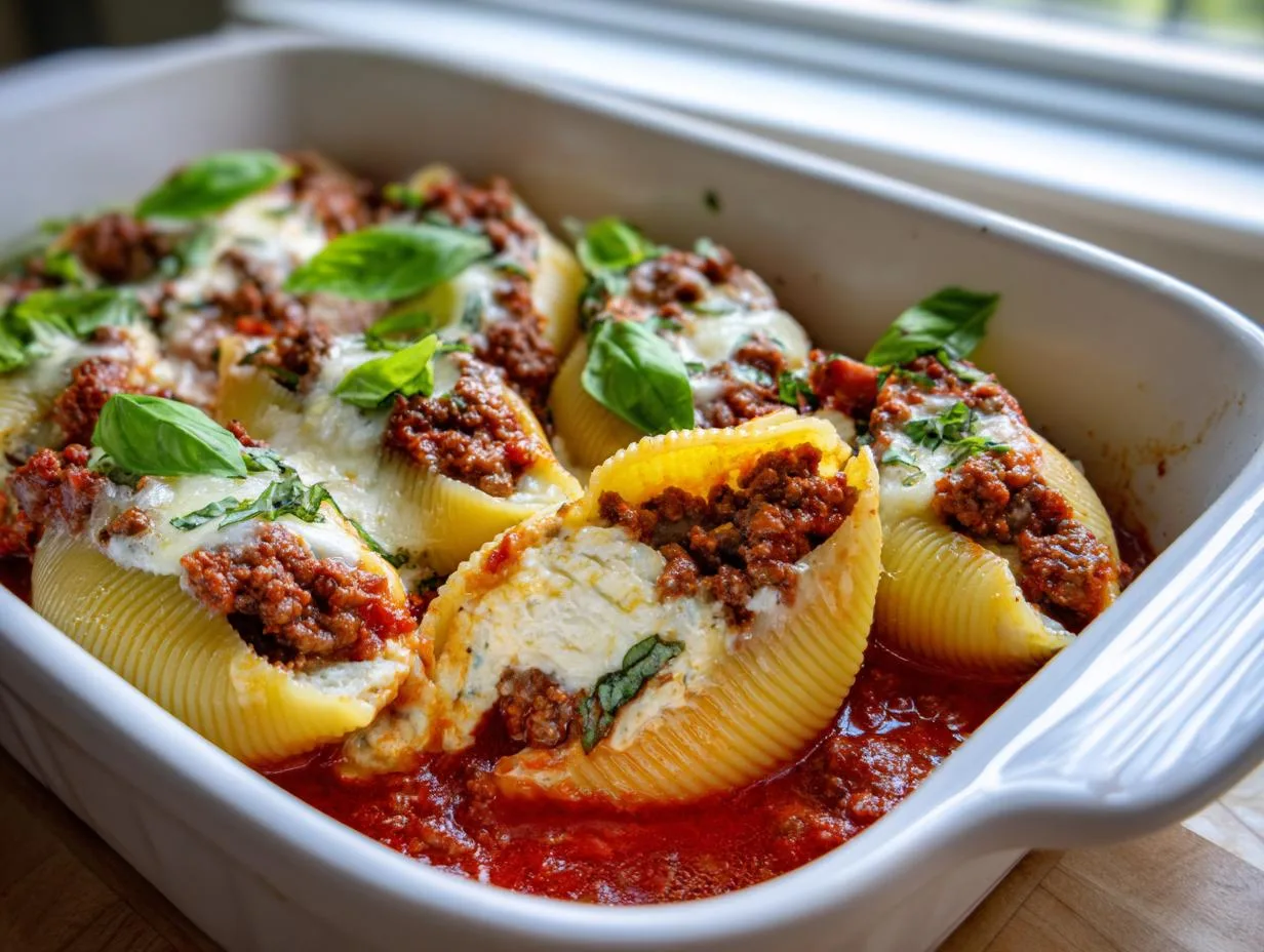 Beef Stuffed Shells Creamy Ricotta Recipe That Always Wows