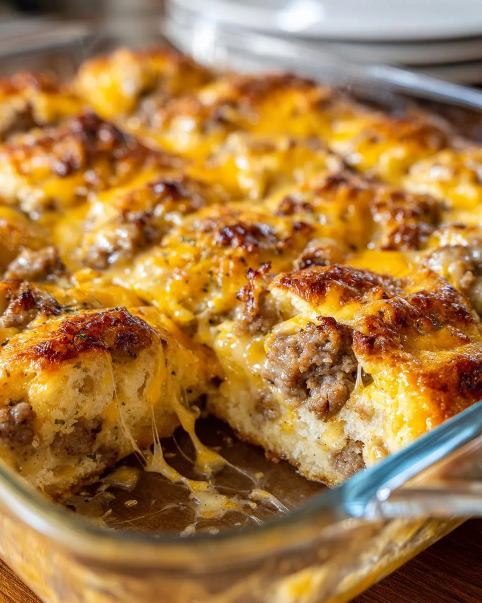 Biscuits and Gravy Breakfast Casserole - detail 2