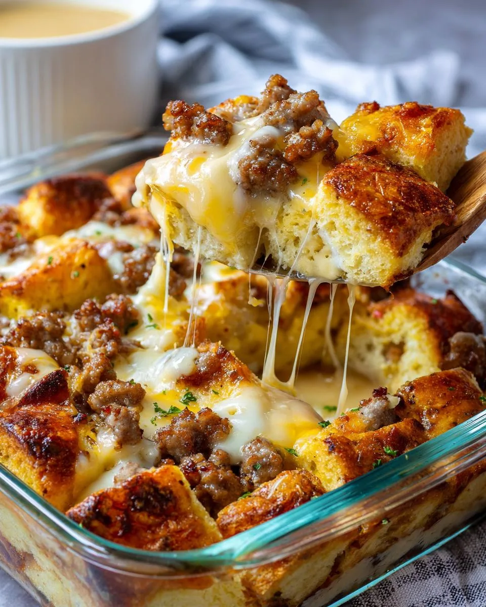 Biscuits and Gravy Breakfast Casserole - detail 3