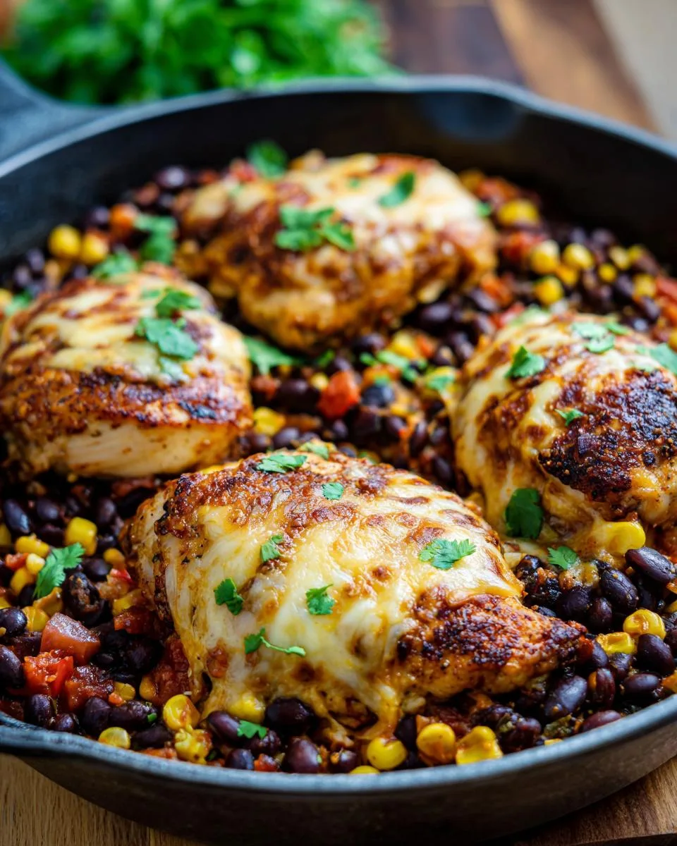 Cheesy Cowboy Chicken with Beans - detail 2