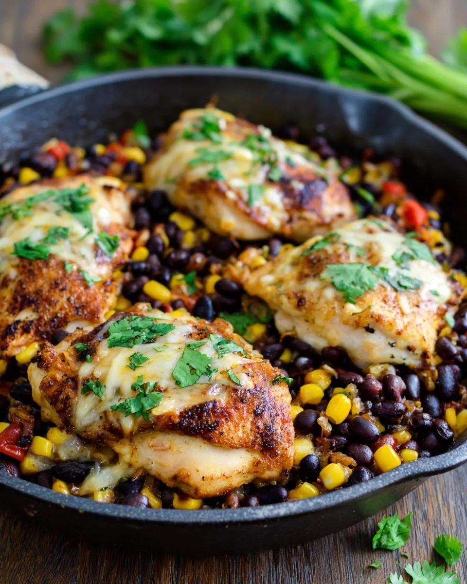 Cheesy Cowboy Chicken with Beans - detail 3