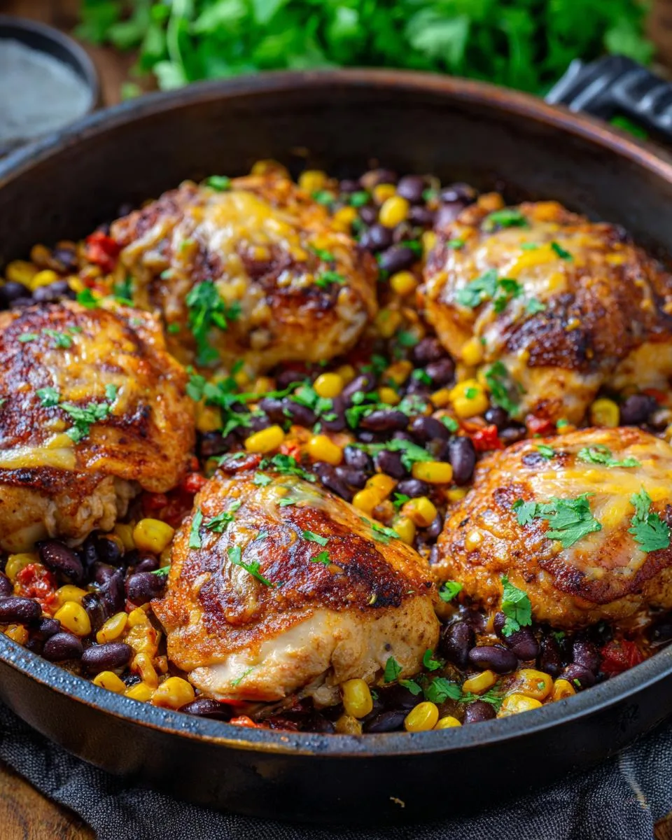 Cheesy Cowboy Chicken with Beans - detail 4