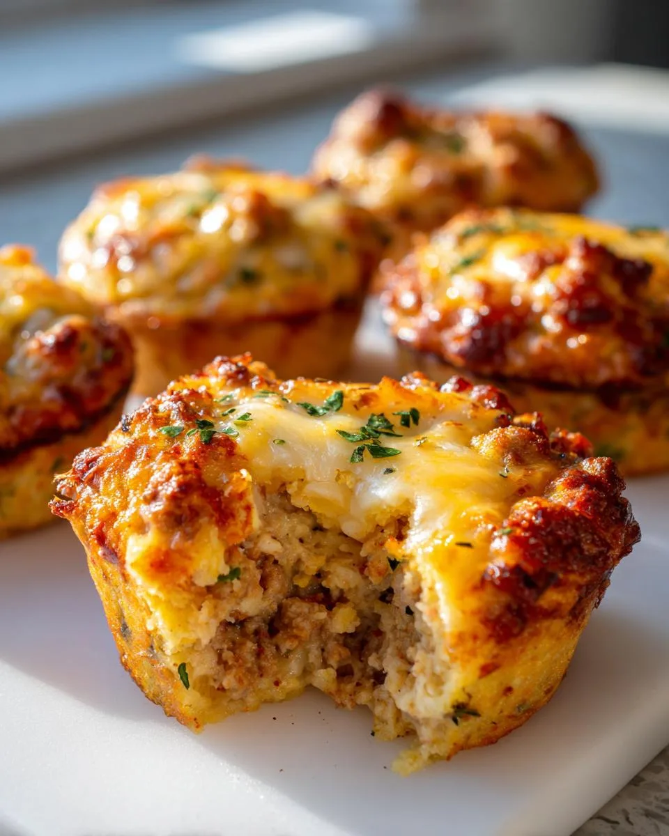 Cheesy Meatloaf Cups Recipe - detail 2