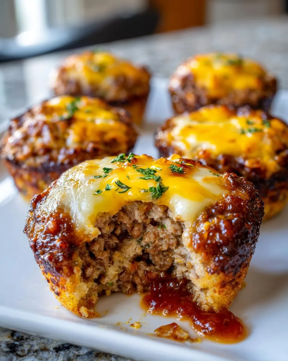 Cheesy Meatloaf Cups Recipe - detail 4