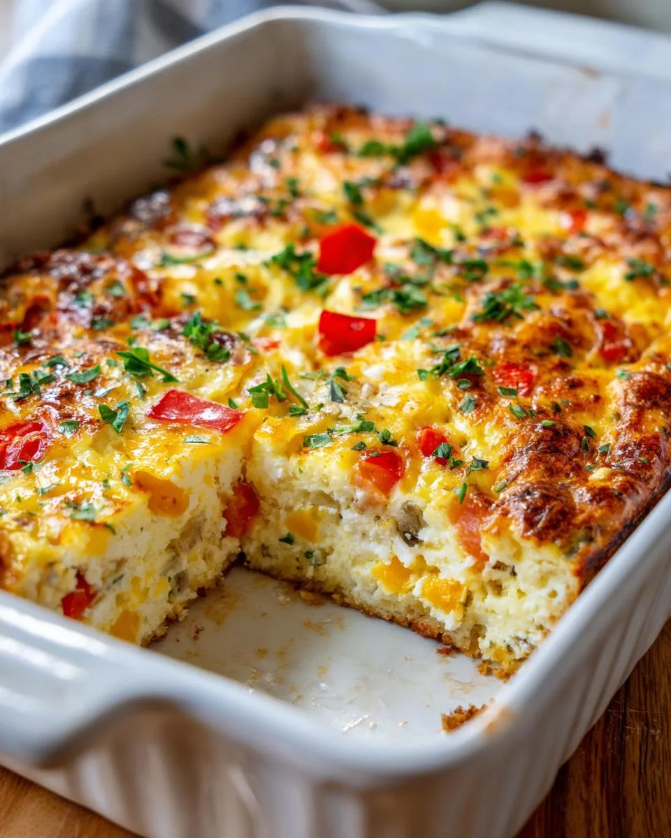 Cottage Cheese Egg Bake - detail 2