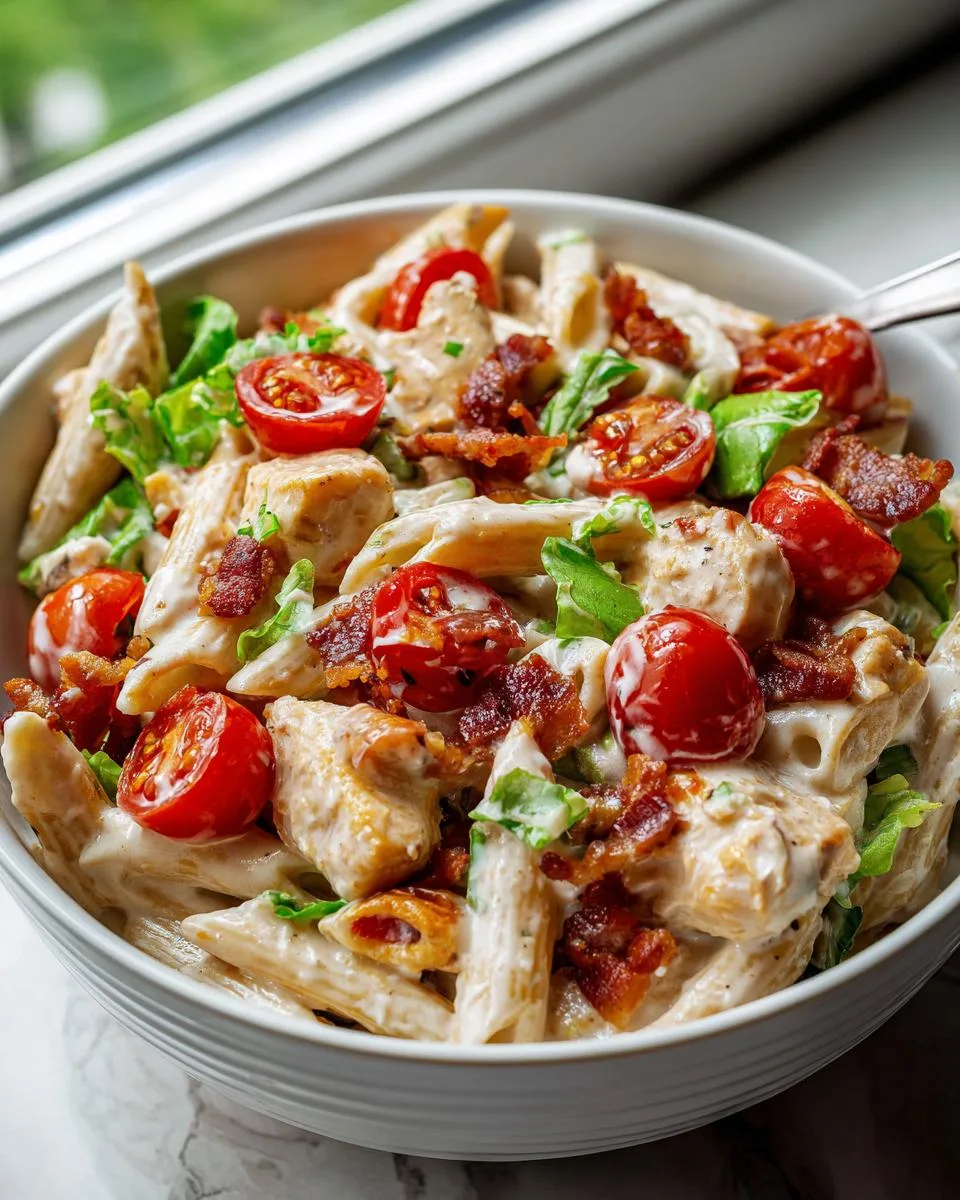 Cottage Cheese Ranch Chicken Pasta - detail 1