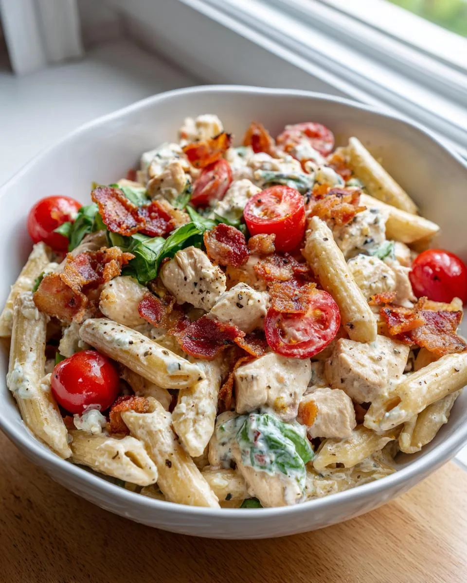 Cottage Cheese Ranch Chicken Pasta - detail 4