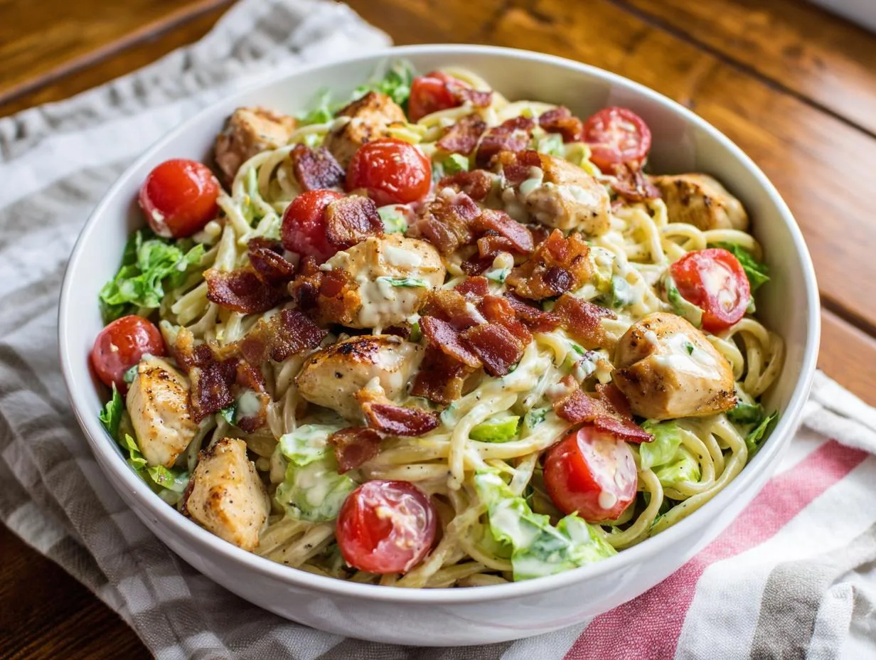 25-Minute Cottage Cheese Ranch Chicken Pasta That’s Addictive