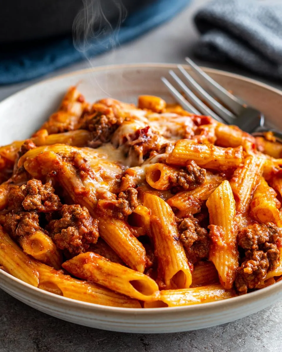 Creamy Beef Pasta Recipe - detail 2