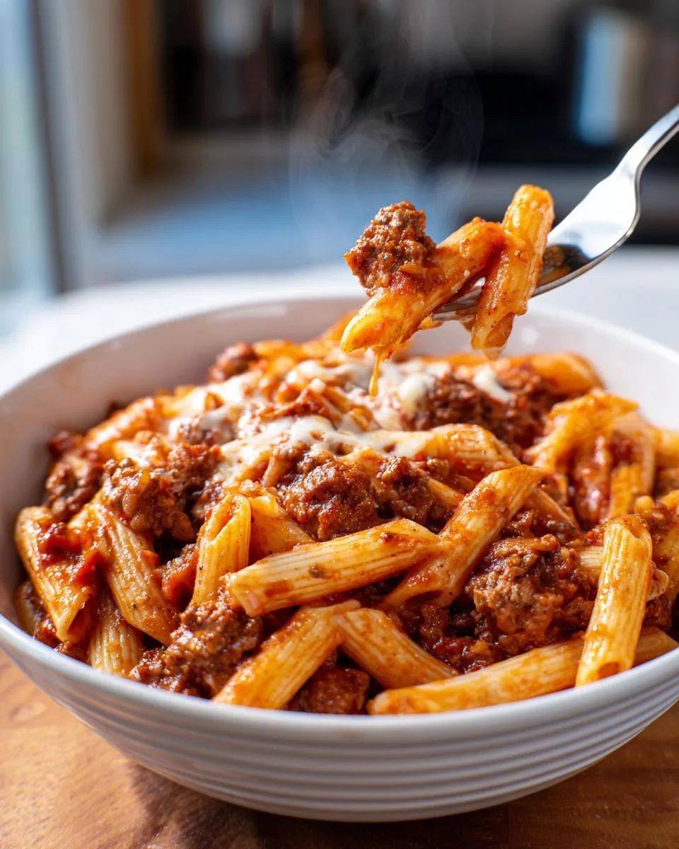 Creamy Beef Pasta Recipe - detail 3