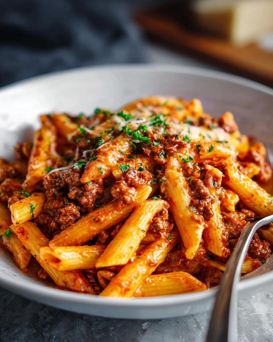 Creamy Beef Pasta Recipe - detail 4
