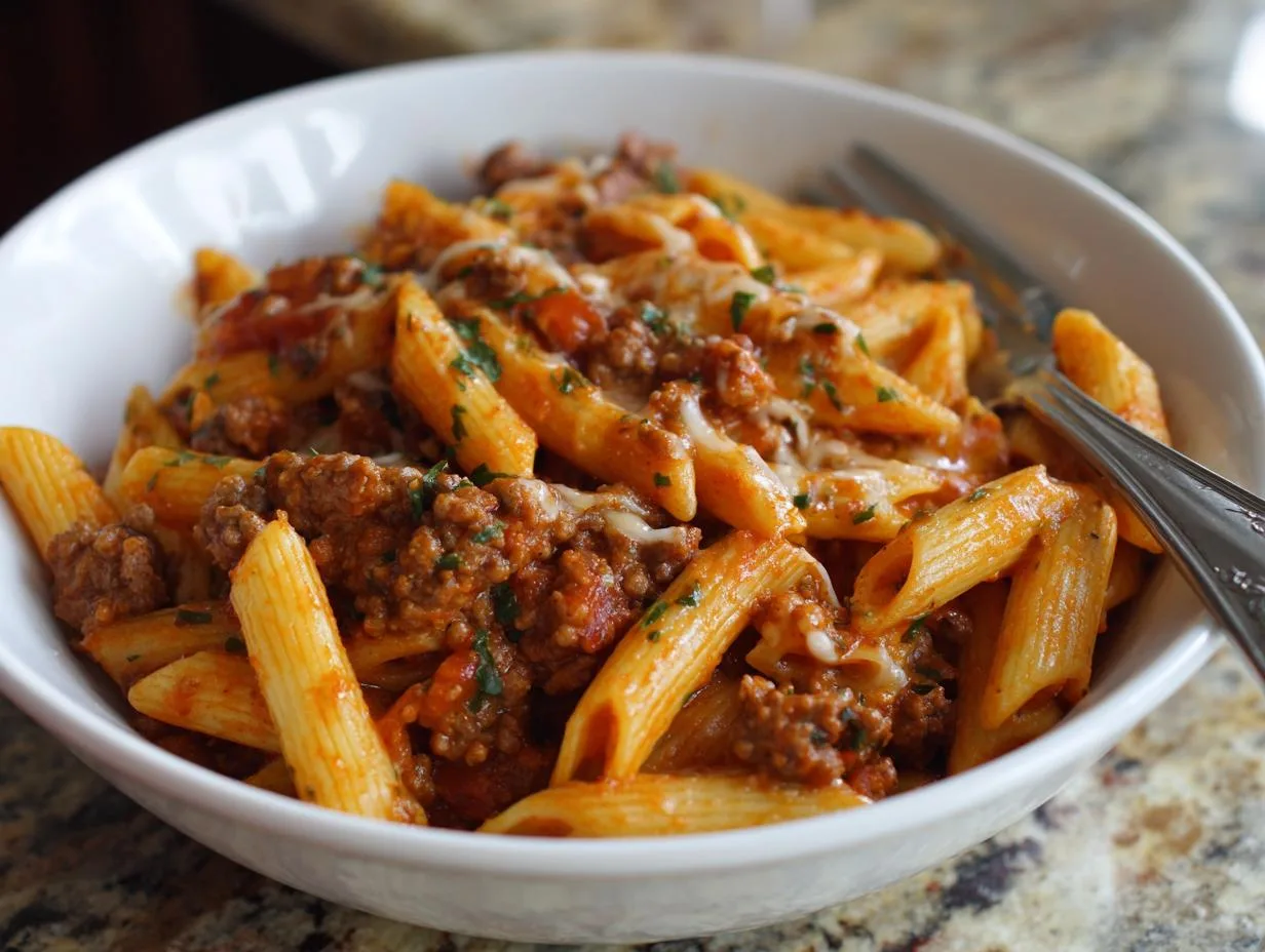 Irresistible Creamy Beef Pasta Recipe Ready in 30 Minutes