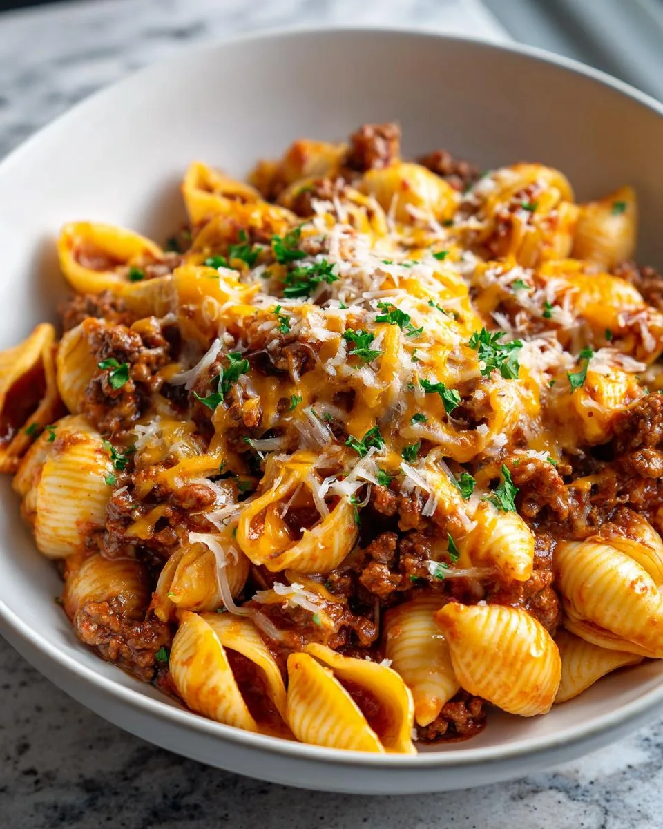 Creamy Beef and Shells Recipe - detail 2