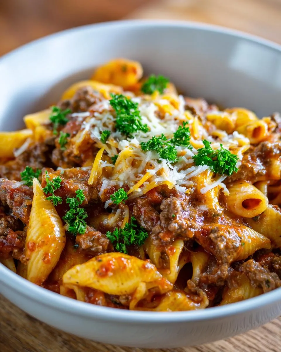 Creamy Beef and Shells Recipe - detail 4