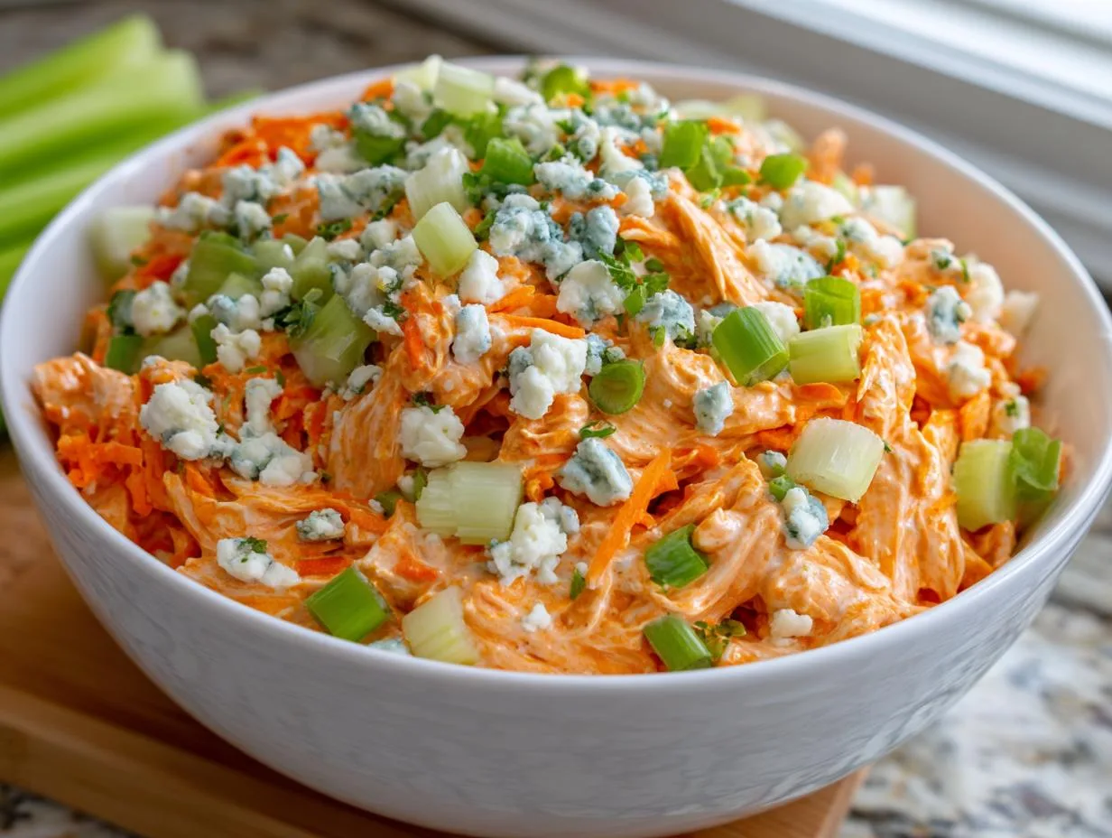 Creamy Buffalo Chicken Salad Bowl: 15-Minute Spicy Perfection